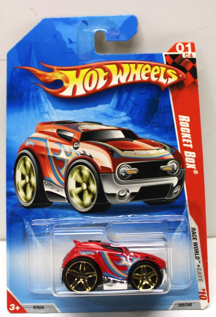 Hot Wheels 2010 Race World Cave 1/4 Rocket Box 205/240 Red