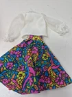 Vintage Barbie #1056 Festival Fashion Blouse Skirt