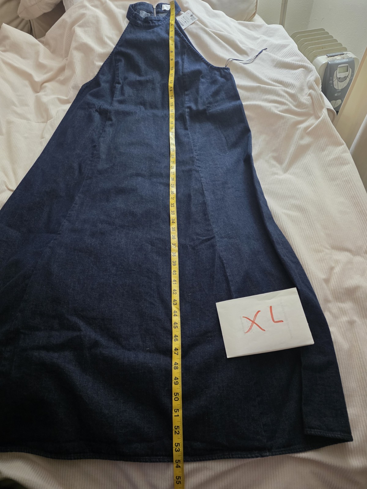 ZARA TRF halter denim dress dark blue BNWT image 7