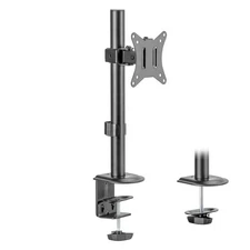 Single Monitor Desk Mount, Full Motion, Fits 32 19.8 lbs, 360 Rotation, VESA