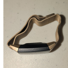 Fitbit Activity Tracker Gold  Black Metal Wristband for Wrist