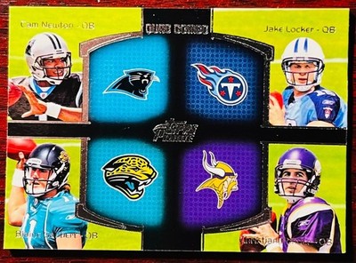 2011 Topps Prime Quad Combo Rookies - Newton/Locker/Gabbert/Ponder QC-NLGP