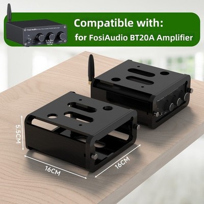 Schwarz für Acryl Lautsprecherständer passt für FosiAudio BT20A Wand oder für