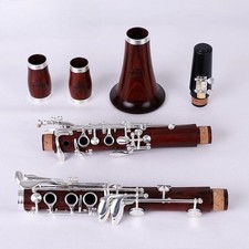 MORESKY Red Wood Clarinet Bb Rosewood Clarinet keys Solid wood Sib Klarnet M12