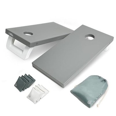 Coast Modern All Weather Cornhole Board Set - 4 x 2 ft 4 ft x 2 ft Gray