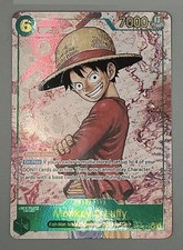 One Piece Monkey.D.Luffy OP13-118 SEC Parallel Alt Art Carrying on His Will NM