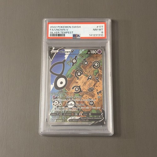 Unown V graded PSA 8 for sale on eBay