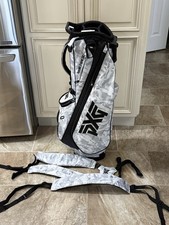 PXG Grey White CAMO Stand Golf Bag Four Season Golf  Sports Club, 4 way Divider