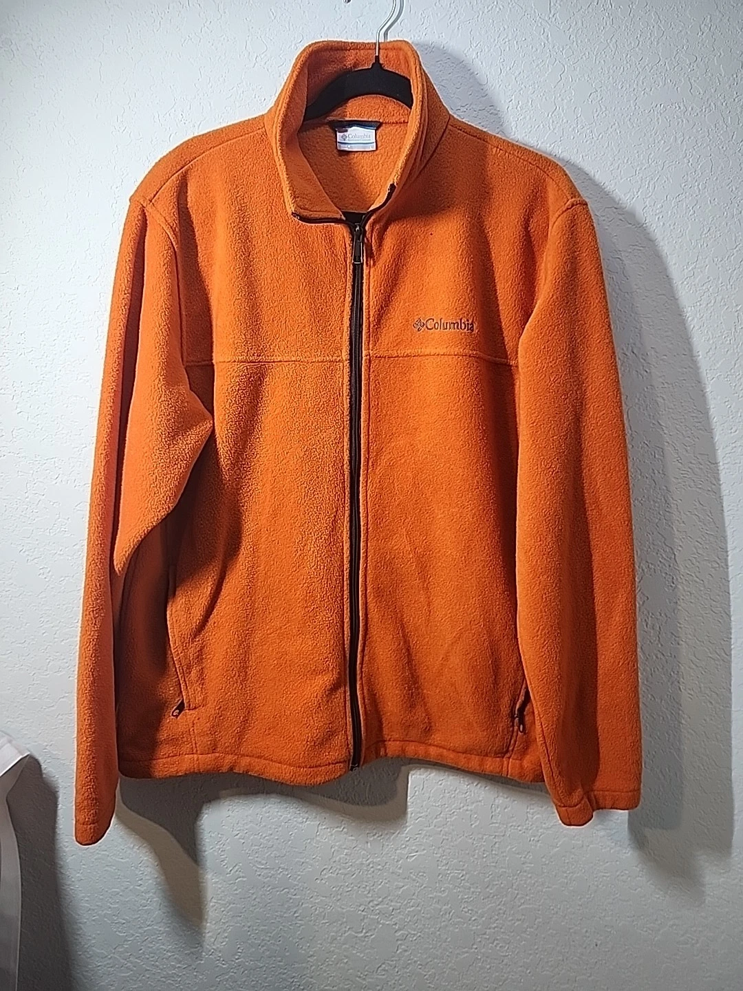 Columbia Sportswear Fleece Jacket Men’s Large Orange Full Zip Lightweight Warm
Opens in a new window