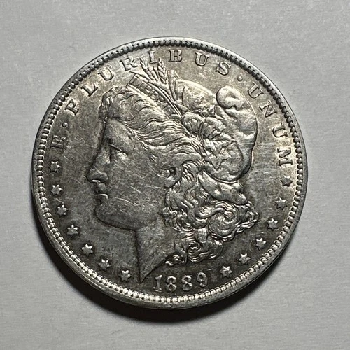 1889 O Morgan Silver US Dollar Au