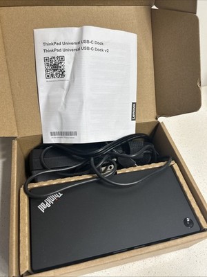 Lenovo ThinkPad Universal USB-C Dock LDA-KP w/ 90W Adapter - 40AY0090US