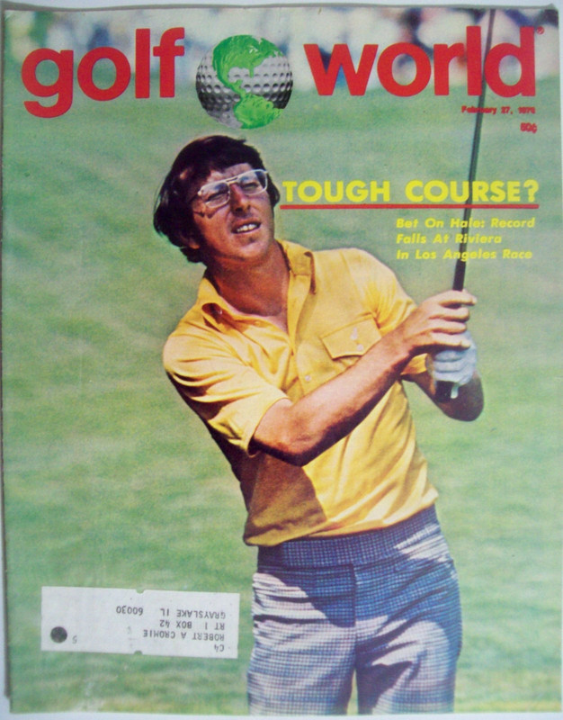 February 27, 1976 Golf World Magazine: HALE IRWIN Wins Los Angeles Open