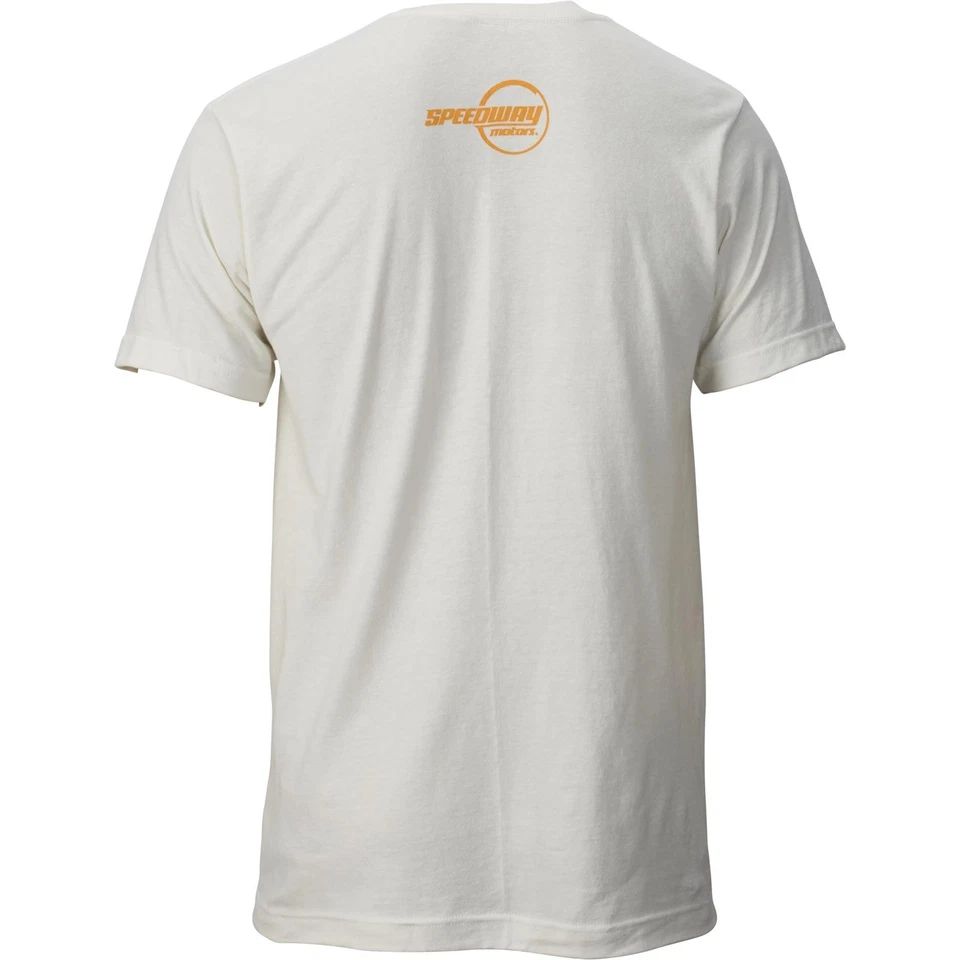 Camiseta blanca Speedway Motors 1932 para Ford Coupé vintage, S Foto 2 de 4