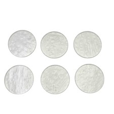 SIX 90 COE Clear Tekta Precut Circles 1/2" 3/4" 1" 1.25" 1.5" 90COE Fusible