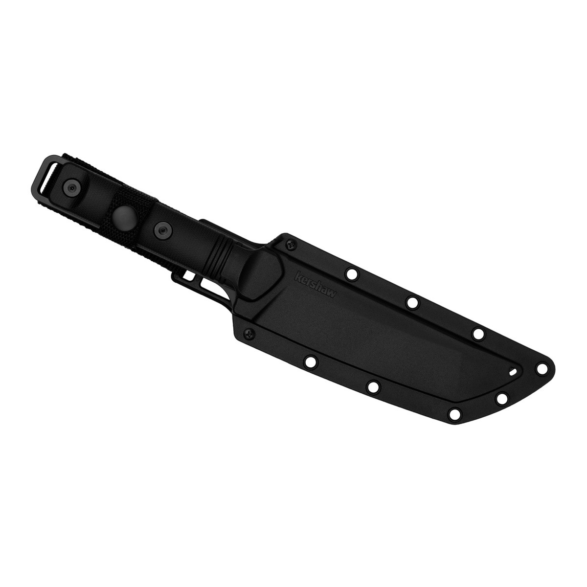 Kershaw Atreides Fixed Blade Tanto Field Knife with Removable Overmold Handle an