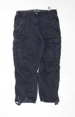 Marks and Spencer Cargohose Herren Blau L Regular Fit