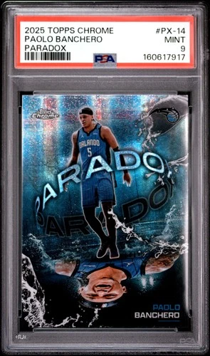 2025 Topps Chrome Paolo Banchero Base (PSA 9)