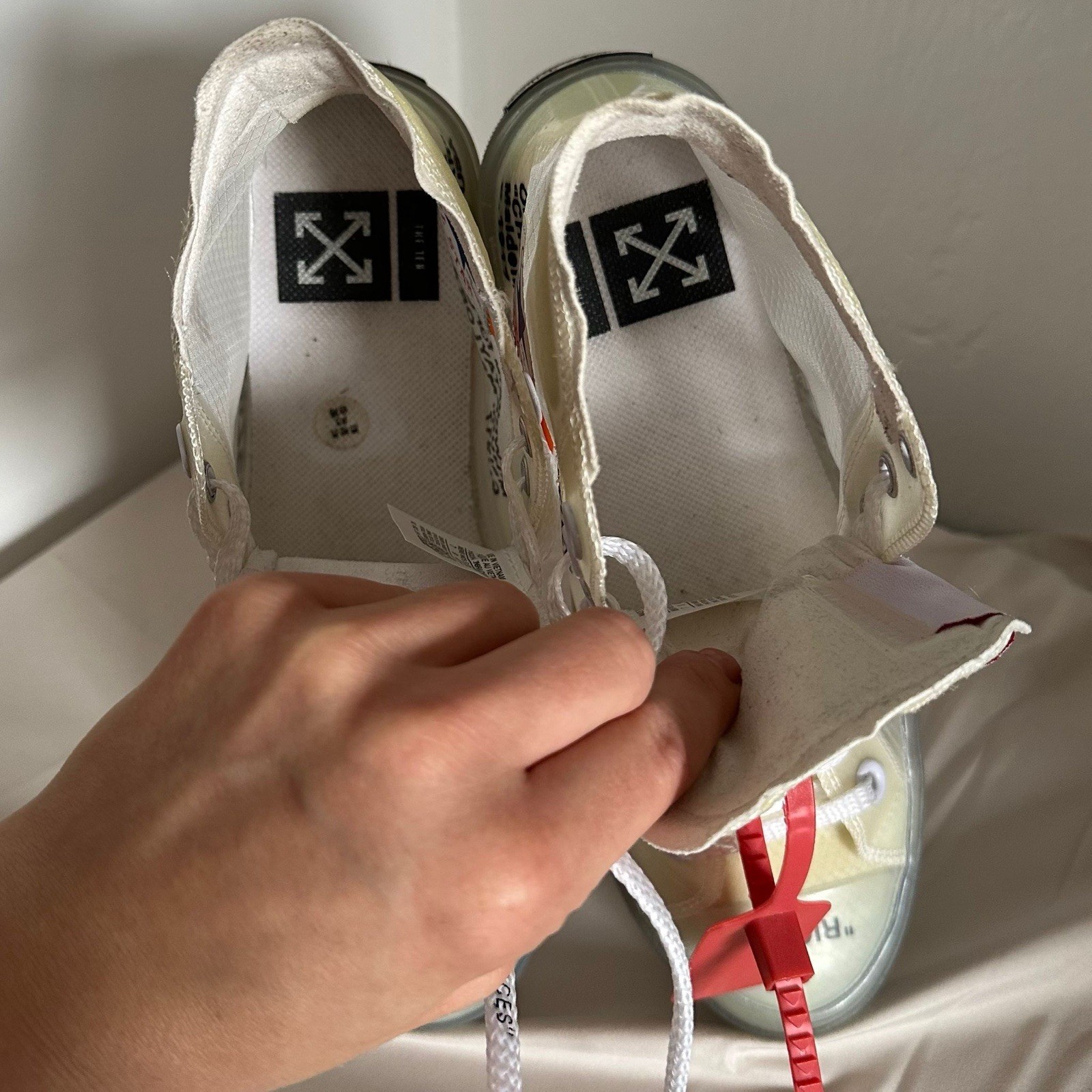 Off-White x Converse Chuck Taylor All Star Vulcanised Limited Edition UK 7 image 4