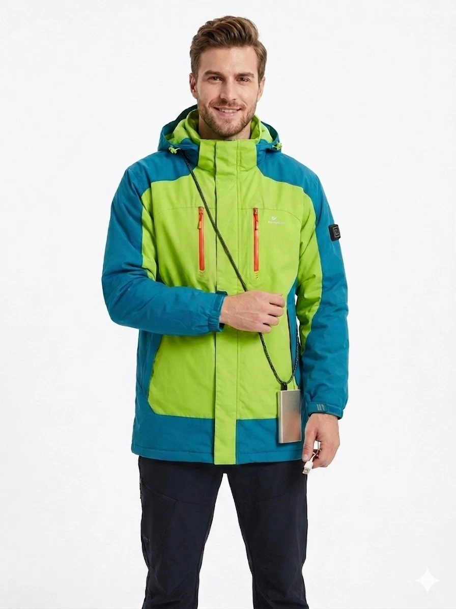 NWT KempGear Heated Performance Jacket - XXL Waterproof Hooded Winter Coat"