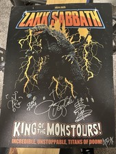 Zakk Wylde Zakk Sabbath VIP Signed Poster