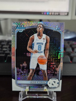 2025-26 Bowman - Chrome Prospects Caleb Wilson #BCP-83 Mojo Refractor (RC)
