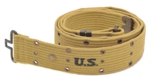WW2 U.S. M1936 Pistol Belt Khaki marked JT&L 1942 XXL will fit 40"- 73" waist