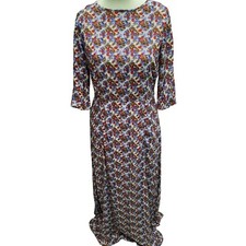 Ladies Casual Boho Holiday Womens Floral Long ex Wallis Dress size 6-10-12 14-18