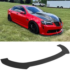 For Pontiac G8 GT Front Bumper Lip Splitter Chin Spoiler Glossy Black Body Kit