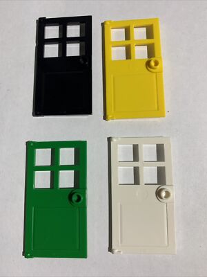 Lego Parts 60623 (2pcs) 1x4x6 Door w/4 Panels Pick Color | eBay