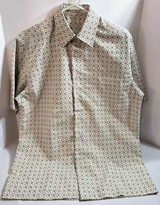 Pierre Cardin Shirt Button up Short sleeve Mens Size M/M