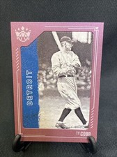 2021 Panini Diamond Kings FOTL #23 Ty Cobb Plum Frame