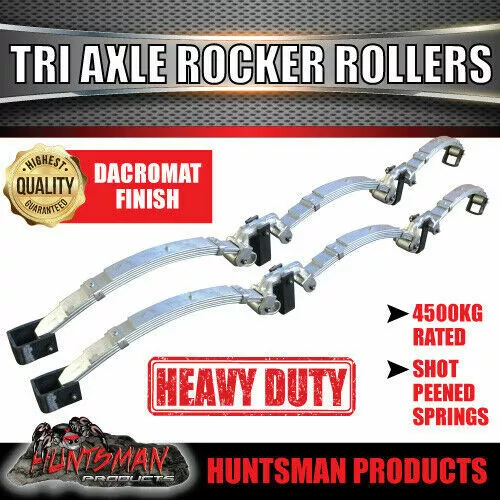 DIY 4200Kg Tri Axle Hydraulic Disc Braked Boat trailer Kit Dacromet Springs - Picture 2 of 11
