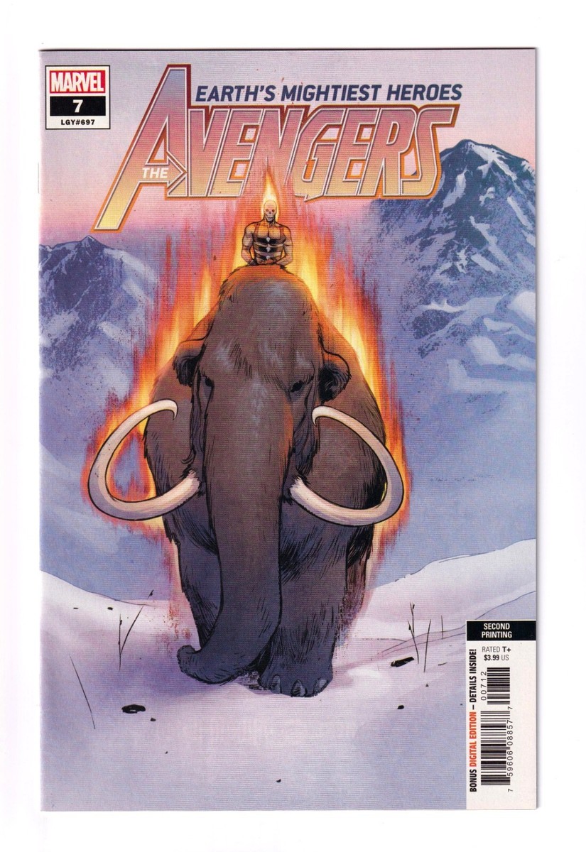 マーベル AVENGERS #7 (20198) 2ND PRINT ORIGIN 1 MILLION BC GHOST