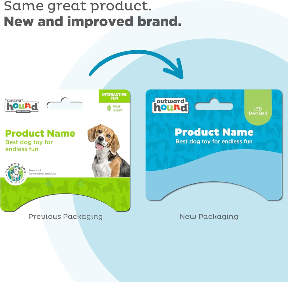 Outward Hound OrbeeTuff Strobe Ball Blue Light up LED Dog Toy eBay