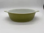 Vintage Pyrex Verde Avocado Green 2-1/2 Quart Oval Casserole Dish #045 NO LID