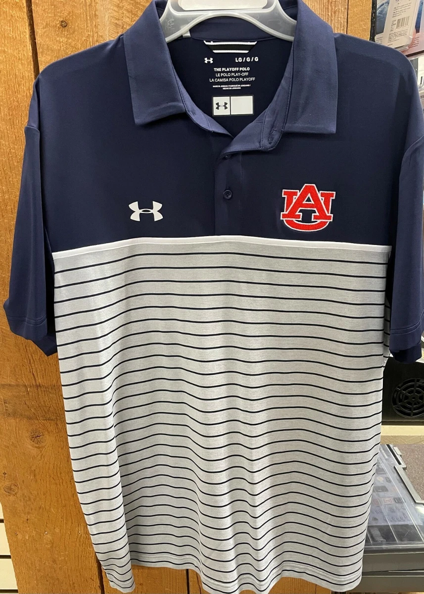NEW Under Armour Mens Stripe Mix Up Polo. 1348073. Navy. Size