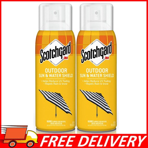 2Pack Scotchgard Outdoor Sun and Water Shield, Repels Water, 10.5 oz
