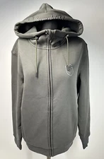 Samshield Women’s LARGE Green  Riding Sweater Hooded Emboridered Logo NWOT $198