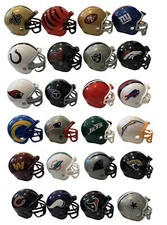 NFL Football Mini Helmet 1.5” Pick Your Favorite Team! 1.5" NFL Collectible Size