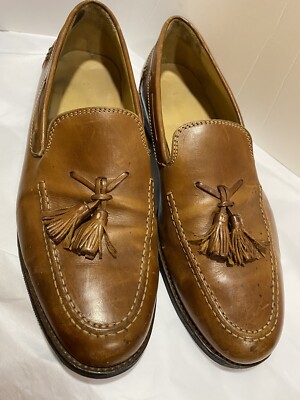 Joseph Abboud Brown Leather Oxford Wing Tip Lace Up Dress  display picture 2