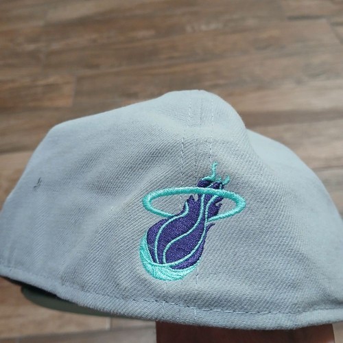 Miami Heat Mütze Kappe nicht verstellbar 7 5/8 grau New Era 59FIFTY Hardwood Classics NBA - Bild 4 von 10