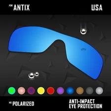 Anti Scratch Polarized wholesale Replacement Lenses for-Oakley Antix OO9077 Opt