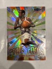 Allen Iverson 1999-00 Fleer Focus Pocus Insert #10 Philadelphia 76ers TOUGH
