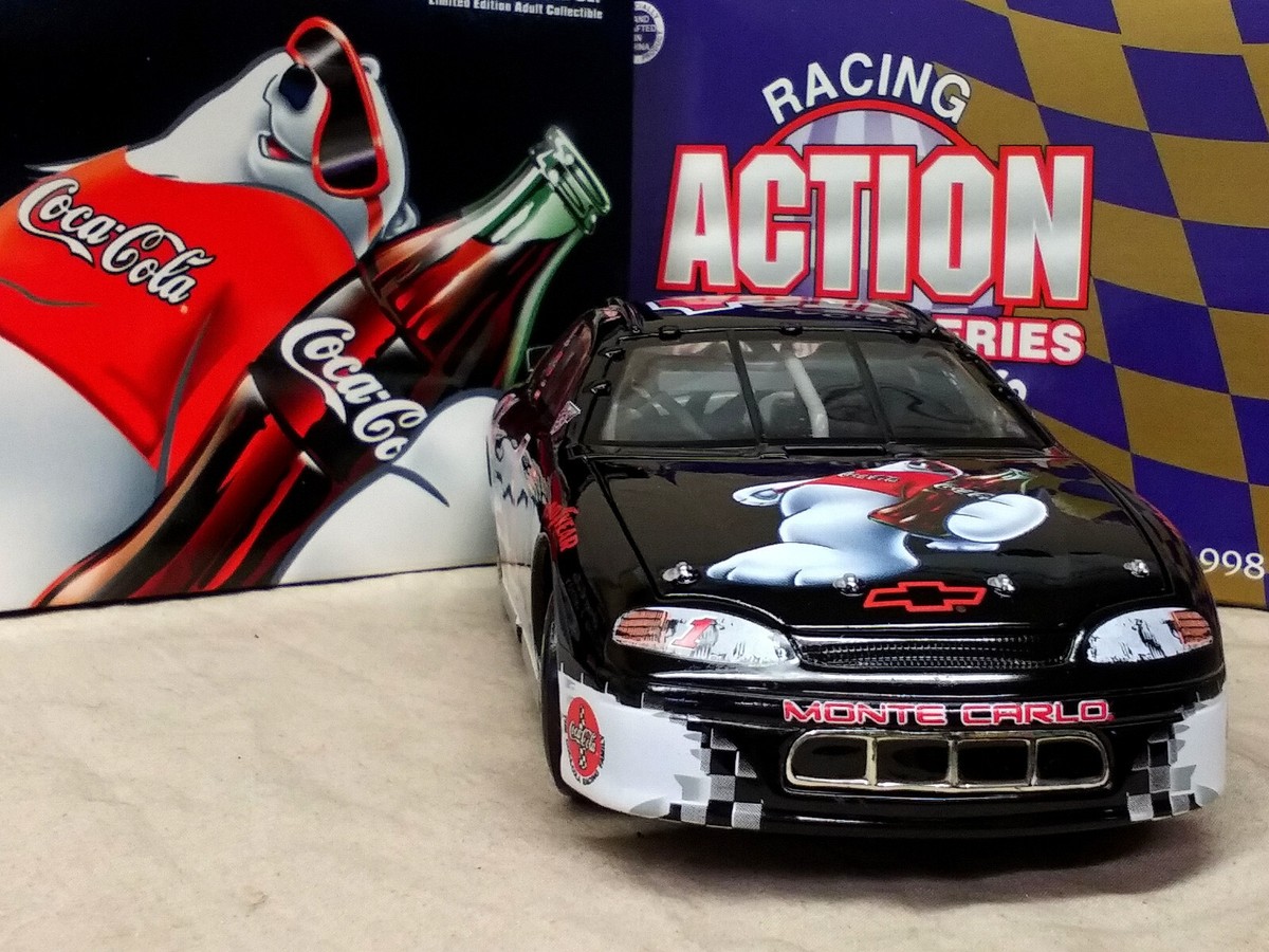 Vintage NASCAR #1 Dale Earnhardt Jr Coca-Cola 1998 Monte Vintage NASCAR #1 Dale Earnhardt Jr Coca-Cola 1998 Monte