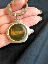 Rare Harrods Knightsbridge London Department Store Keychain