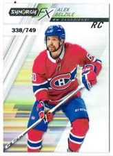 2020-21 SYNERGY FX ALEX BELZILE ROOKIE 338/749 MONTREAL CANADIENS #FXR-AB