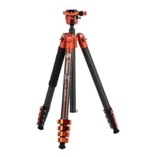 Fotopro X Airfly Orange Tripod Lightweight 3K Carbon Fiber Legs