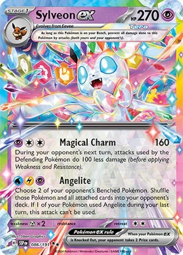 Sylveon Ex 086/191 Sv08: Surging Sparks