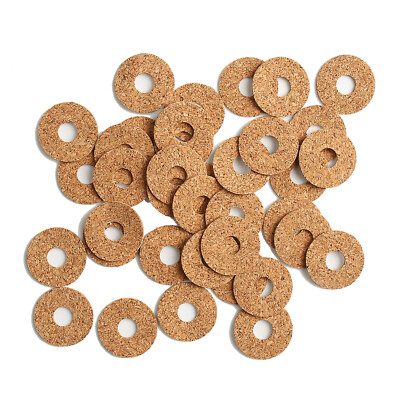 20pcs Non-slip Cork Guitar Pick Grip Cork Stick on Pick 0.78 inch Diameter