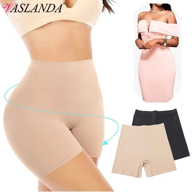 Women Ice Cooling Boyshorts Pants Tummy Control Underwear Slim